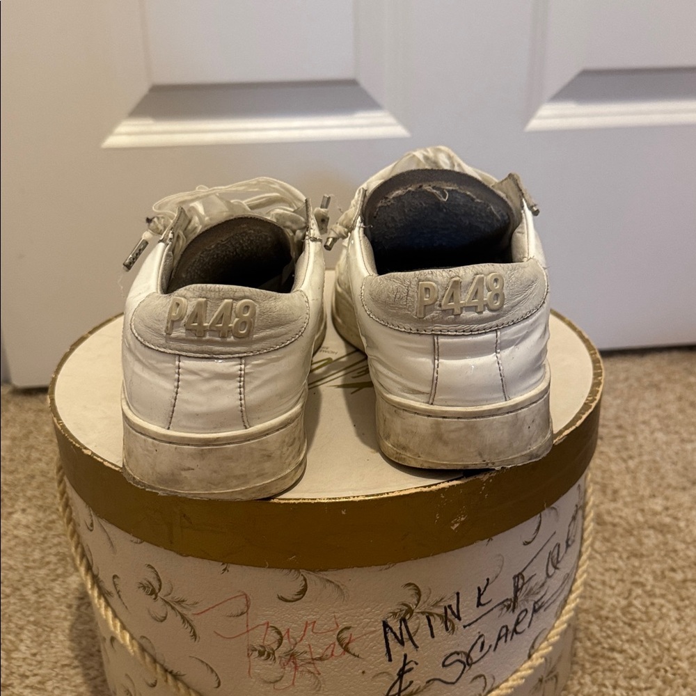 P448 white patent sneakers - Picture 3 of 5